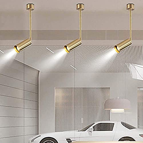 Iluminación descendente creativa con aplique de tipo D y foco led integrado 6