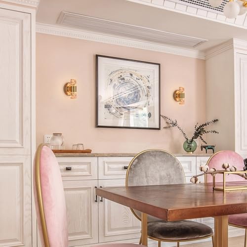 Lámpara de pared dorada moderna para el cabecera del dormitorio 2