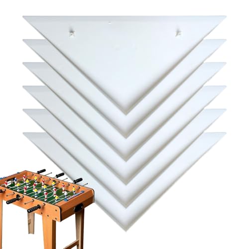 Protection d'angle pour table de football, machines de football, veilleuses d'angle, protège- de table de football, protections triangulaires, 6 housses de rechange de sécurité, convient à la