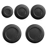 5 Pcs W10832694 Gas Stove Burner Cap for Whirlpool Ranges | Replaces W10597133 AP5988633 PS11727796 4363154 | Cast Iron Burner Covers for Whirlpool Gas Stove Surface