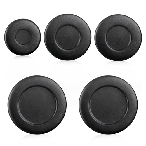 5 Pcs W10832694 Gas Stove Burner Cap for Whirlpool Ranges | Replaces W10597133 AP5988633 PS11727796 4363154 | Cast Iron Burner Covers for Whirlpool Gas Stove Surface