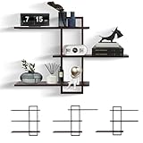 Grande décoration : ces étagères murales rustiques sont une collision de style vintage et de look moderne, parfait pour n’importe quel thème. Ces étagères flottantes élégantes et minimalistes rehaussent non seulement la décoration murale, mais vous permettent également de tirer le meilleur parti de l’espace de rangement vertical sur le mur.