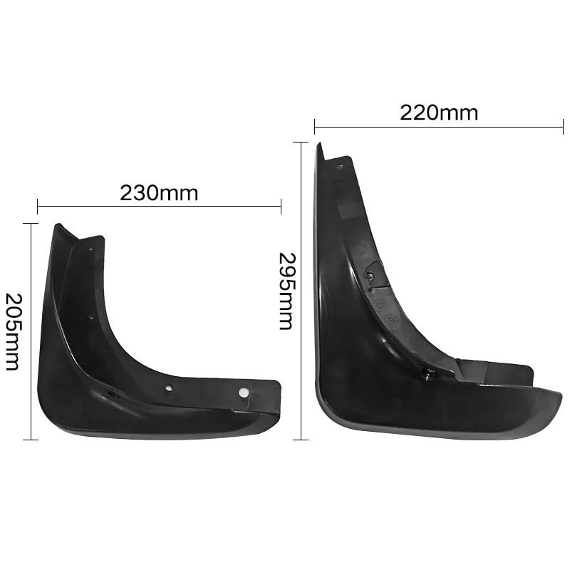 Kit De 4 Guardabarros Delanteros Y Traseros Para Chrysler 300 / 300C – Ajuste Universal