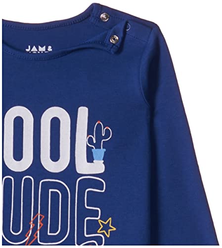 Image of Amazon Brand - Jam & Honey Baby Boy's and Girls Full Sleeves T-Shirt | 100% Cotton Printed Regular Fit Unisex T-Shirts | New Born Baby Clothes - 0 to 24 Months