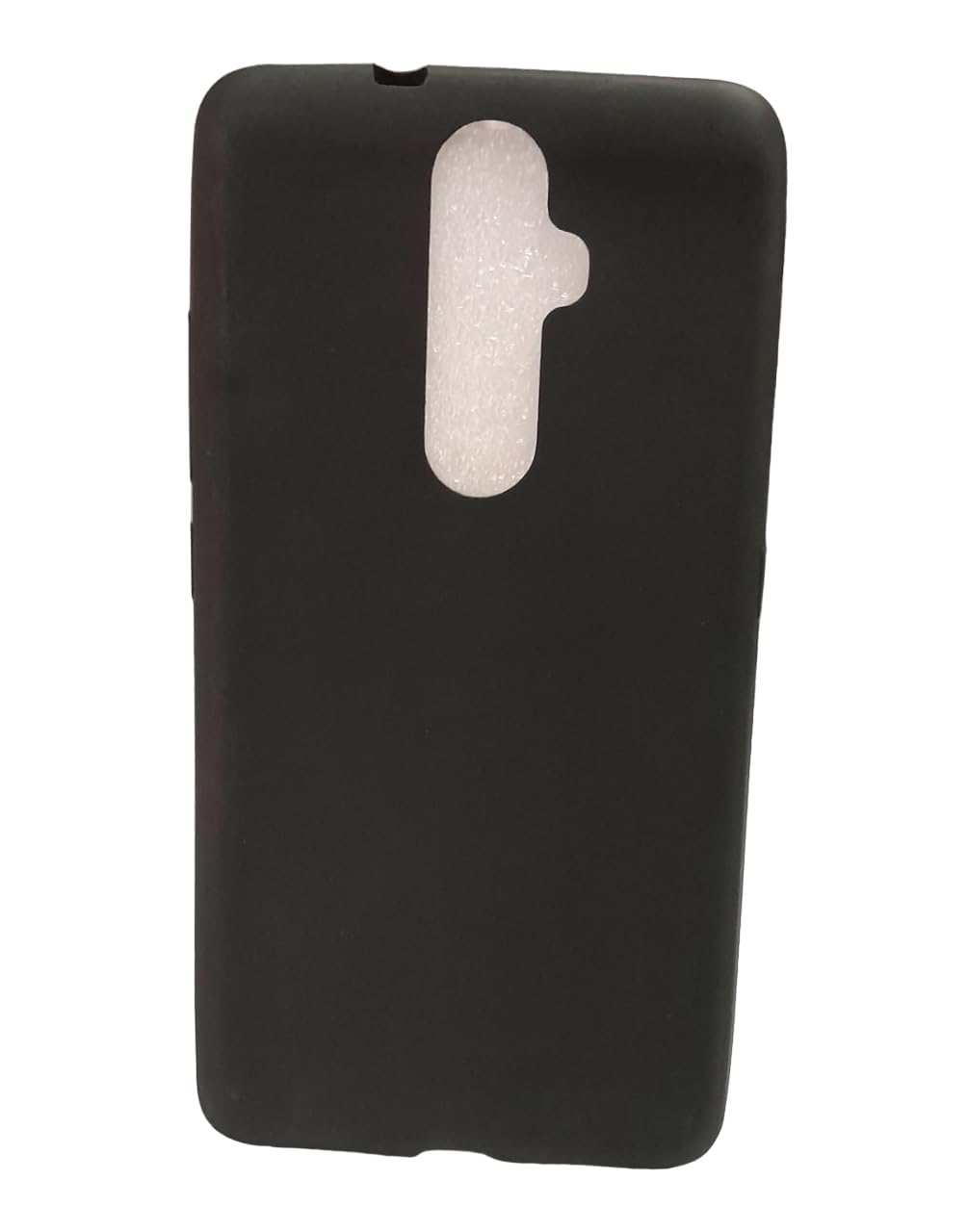 V SIGNATURELenovo K8 Plus - Soft TPU Rubber Plain Back Cover for Lenovo K8 Plus - Black