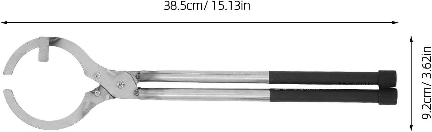 Generic Heavy Duty Foundry Crucible Flask Tongs - Casting Crucible Holder for Melting Casting Refining Gold Silver Copper 2-2.5KG