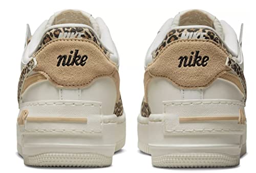 Nike Af1 Shadow White/Tan Cheetah' Ci0919 120 Women's Size 6.5 Kc #TOP2