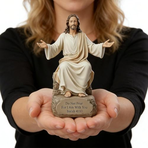 Estatua Cristo con Brazos Abiertos de Resina miniatura 3