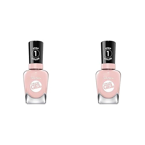 Sally Hansen Miracle - Esmalte de uñas en gel, Shade Once Chiffon a Time 248 (el embalaje puede variar) (transparente) (paquete de 2) disponible en Yaxa Colombia
