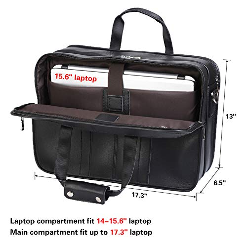 17 inch Polare Modern Messenger Bag with Retro Feel - Image 4