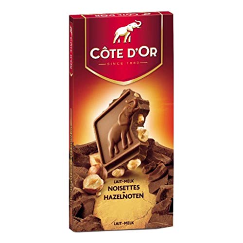 Cote D'or Belgian Milk Chocolate with Whole Hazelnuts 7 Oz.