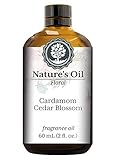 Cardamom Cedar Blossom Fragrance Oil (60ml) for Diffusers, Soap Making, Candles, Lotion, Home Scents, Linen Spray, Bath Bombs, Slime