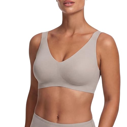 creamy fabrics Comfort Minimizer BH Damen BH ohne Bügel Bequemer Leichter bügelloser Push-Up BH Nahtloser Soft-BH mit herausnehmbaren Cups Entlastet Schulter & Rücken Normale & Große Größen