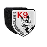 Copytec Patch K9 Diensthunde Führer Dienst Hund Polizei Wache Rettungs Einsatz #31919