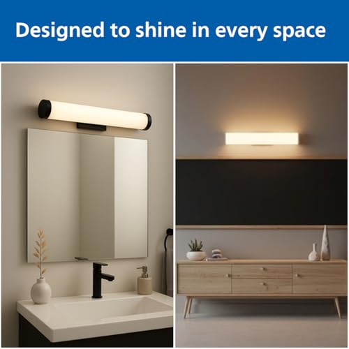 Image of Philips Smart Wi-Fi VEGA 22W RGB LED Wall Light | App & Voice Control | 16M Colors | Music Sync | Dimmable | Compatible with Alexa & Google Assistant | Indoor Decorative Lighting | Pack of 1