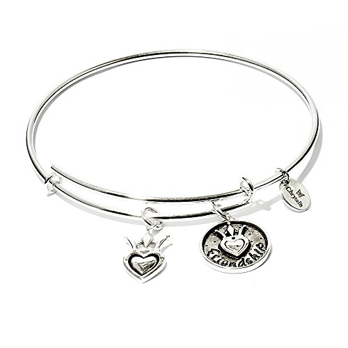 Chrysalis Femme plaqué argent jonc rigide CRBT0704SP bracelet fin empilable tendance