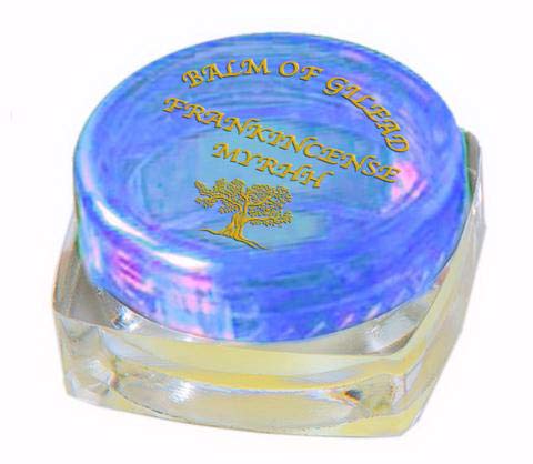 Holy Land Gifts Anointing Oil-Balm of Gilead: Frankincense & Myrrh-Blue Case (#61278)
