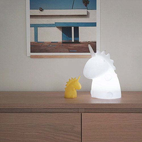 SMOKO Junior Unicorn Lamp | Ambient Soft Glow Nightlight | Nursery Bedside Light
