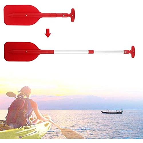 TASDHZ Boat Oars Telescopic Paddle Aluminum Kayak Paddles Adjustable Length Canoe Paddle with Anti-Slip Grips for Kayak,Telescoping Plastic Boat Paddle Canoe, Inflatable Boat Dinghy
