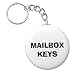 A&T Designs Mailbox Keys 2.25" Keychain Mail