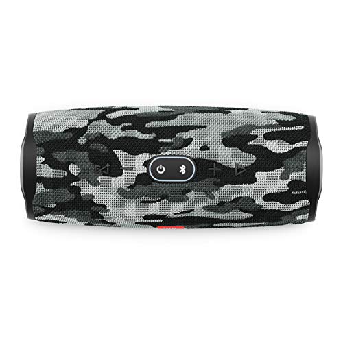Image of JBL Charge 4 Portable Waterproof Bluetooth Speaker - Black Camo (Renewed)