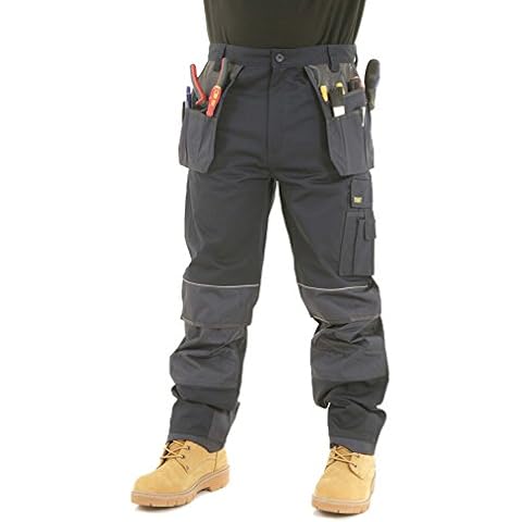 SITE KING Heavy Duty Cargo Work Trousers Cover
