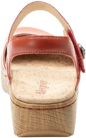 Alegria Women's Opal Leather Shoes with Slingback Open Back Sandals