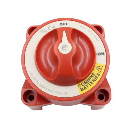 Coupe-circuit de batterie 12V-32V 350A double circuit 5511E pour bateaux et camping-cars