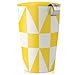 Tea Forté KATI Cup Ceramic Tea Brewing Cup with Infuser Basket and Lid for Steeping, Loose Leaf Tea Maker, Couture