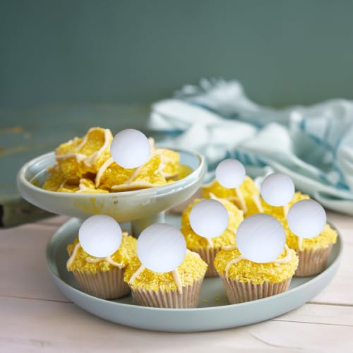 Decoración de cupcakes de voleibol de espuma, solución rápida para adornar tartas de cumpleaños 7