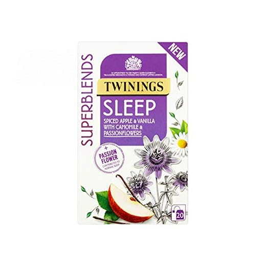 Twinings Super Blends Sleep Tea Individually Wrapped Teabags 20's (4 Boxes - 80 Bags)