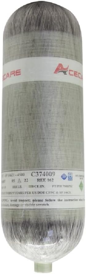 Acecare Paintball 4500Psi Scuba Hpa Tank Carbon Fiber Cylinder M18X1.5