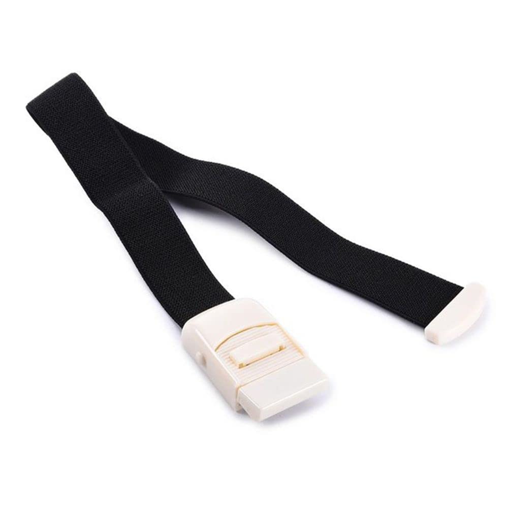 Niscomed Heavy Duty Never Out Elastic Tourniquet Band (Black, Elastic)