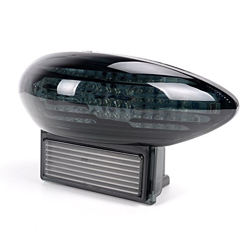 Astra Depot LED Integrated Signal Stop Brake Tail Light For 99-07 Suzuki Gsxr 1300 Hayabusa 03-06 Katana 600 750