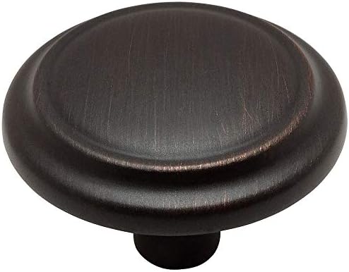Cosmas 50 Pack 799ORB Oil Rubbed Bronze Cabinet Hardware Round Knob - 1-1/4" Diameter