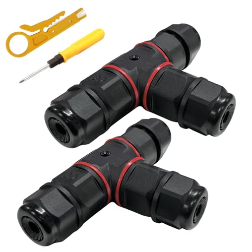 Scatola Di Giunzione Impermeabile IP68 Riisoyu Per Cavi Elettrici | Set 2 Pezzi Con Pinza E Cacciavite