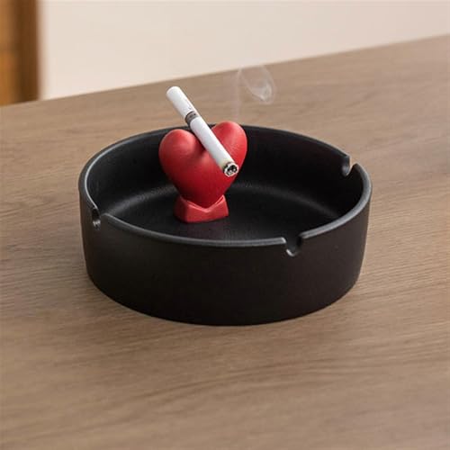 Cendrier en céramique lourd anti-vent pour table extérieure