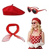 ZesNxj 3 Stück Baskenmütze Damen set, Klassische Französische Baretts für Damen, Einfarbige Baskenmütze, Künstler Barett, Wintermütze aus Wolle, Elegante Franzosen Mütze für Vier Jahreszeiten