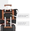 Joyway 24 Inch Checked Luggage, Expandable Suitcase with Spinner Wheel, 3 Piece Hard Shell Luggage Set with TSA Lock(Black)