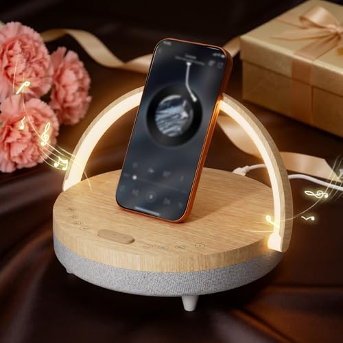 Bedside LED Night Light with Wireless Charger