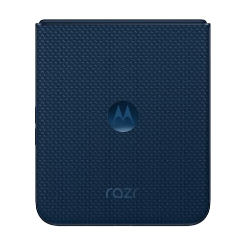 Motorola Moto Razr 5G 2025 | 256GB, 8GB | AMOLED plegable de 6.9 pulgadas, cámara 4K de 50 MP, Android 15 | Totalmente desbloqueado para Verizon, T-Mobile, Global 5G / 4G LTE | Azul mar (renovado) - Vista 3