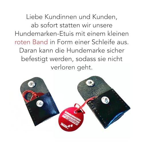 Hunde-Täschchen BENNY aus LKW-Plane | Viele Farbkombinationen | für die Hundemarke, Tassomarke oder Airtag von Apple | Handmade by Manufactica®