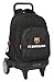 Produktbild Safta F.C. Barcelona Black Großer Rucksack mit Rädern, kompakt, abnehmbar, ideal für Kinder verschiedener Altersgruppen, bequem und vielseitig, Qualität und Widerstandsfähigkeit, 33 x 22 x 45 cm,