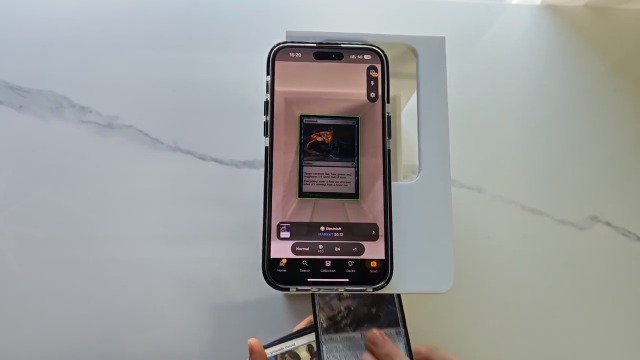 ManaBox Card Scanner Stand - 3D Printed MTG Card Scanning Holder For Phone Pricing Magic The Gathering Accessories ManaBox Card Scanner Stand - 3D Printed MTG Card Scanning Holder For Phone Pricing Magic The Gathering Accessories