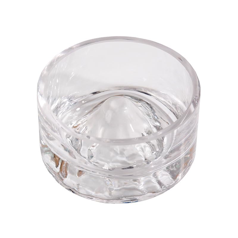 Yuelulala Hamster Feeding Water Bowls Mount Fuji Series Glass Drinking Bowls for Dwarf Syrian Hamsters Gerbils Mice Rats or Other Similar Sized Small Pets Easy to Clean (A35-1) - Image 3