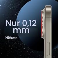 JETech Kameraschutz Schutzfolie für iPhone 15 Pro/15 Pro Max, Titan Natur – Ansicht 5