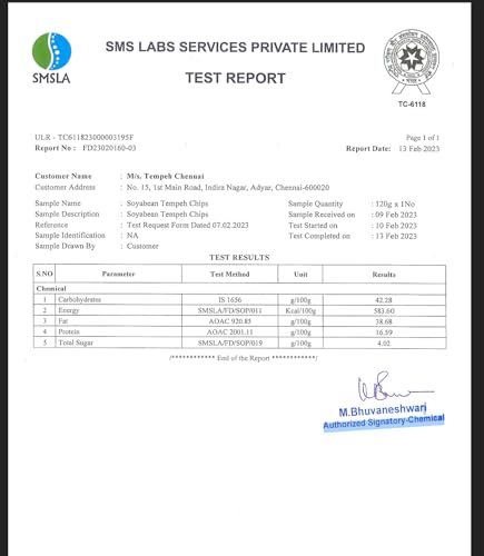 TEMPEHCHENNAI Tempeh Chips|Protein Chips (Peri Peri Seasoning), - Veg/Vegan Protein|Dairy & Gluten Free|Gut-Friendly|High Fiber|Low Carb|No Maida,50 Grams