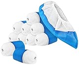 PERFEKTE PASSFORM: Unsere Premium Schuhüberzieher für Indoor und Outdoor eignen sich durch die flexible Passform für Größen bis EU-/DE Schuhgröße 47. Das elastische Band verhindert, dass die Überschuhe verrutschen!