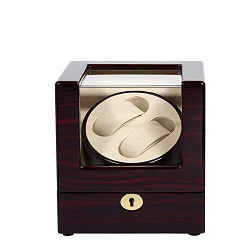 Remontoir montres automatiques boîte double haut de gamme marron