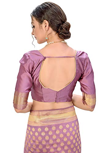 Glory Sarees Women's Kanchipuram Art Silk Saree With Blouse Piece